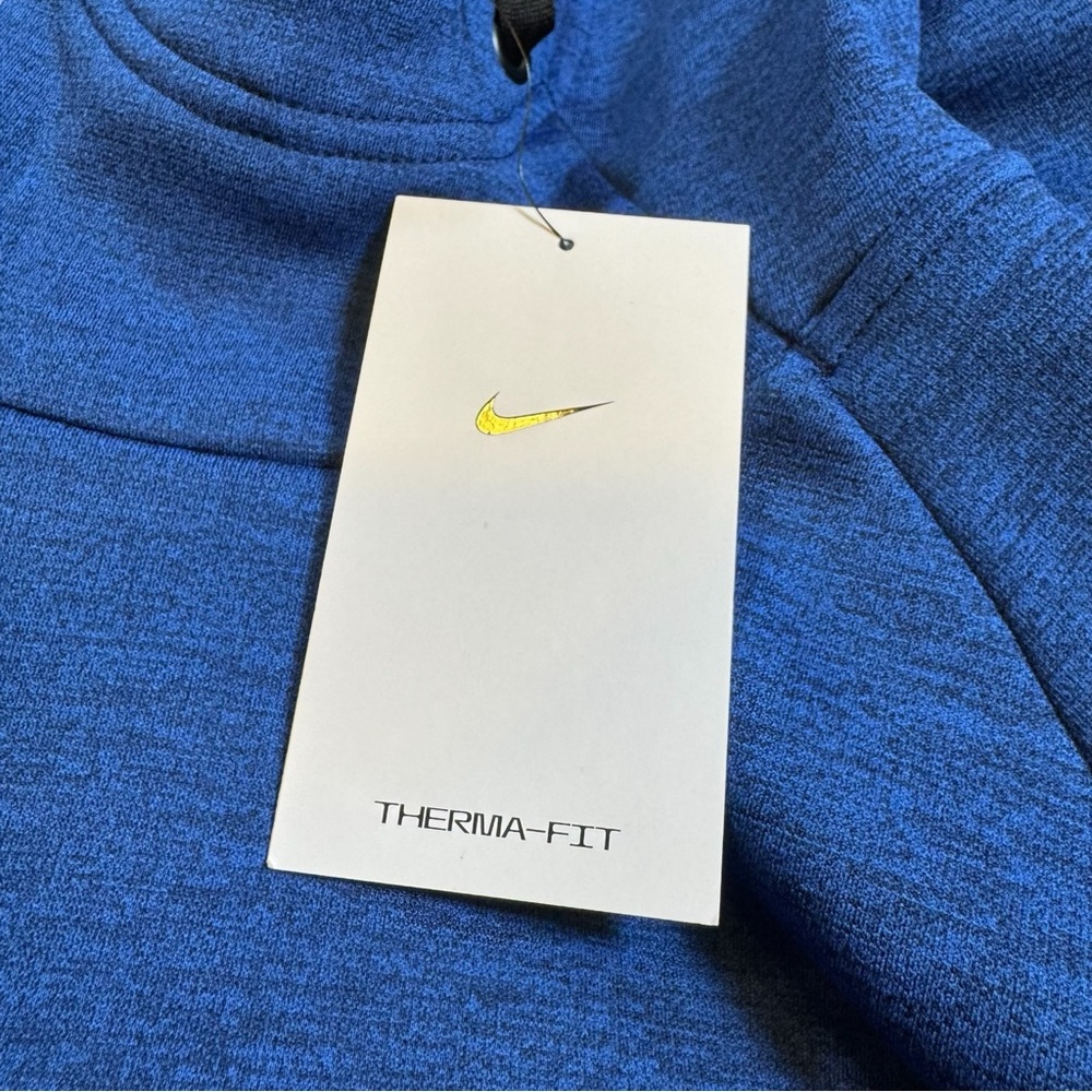 NWT Nike Therma-Fit Training Hoodie HEATHER BLUE CU6238-492 Men's Size S Small - Picture 7 of 9